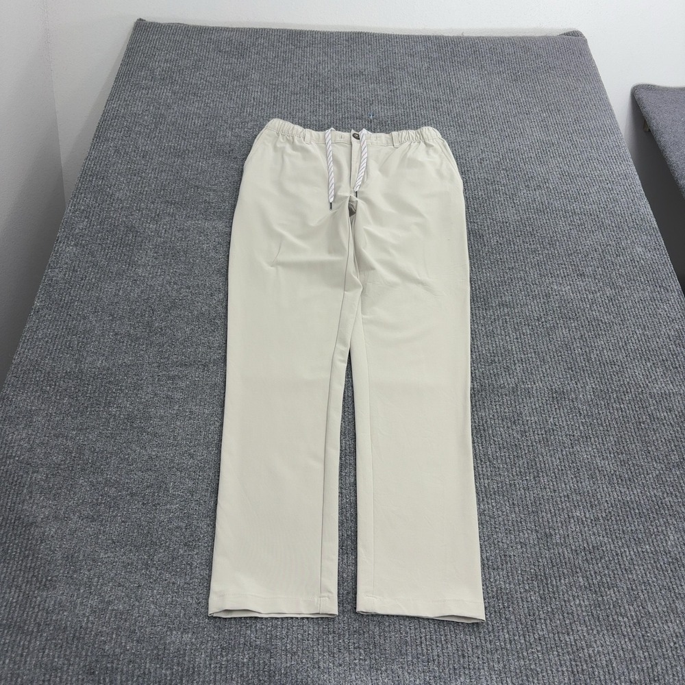 Chubbies Everywear Pants Mens L Tan Polyester Stretch Casual Gorpcore Style